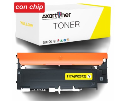 Compatible HP W2072A / 117A - CON CHIP - Amarillo Cartucho de Toner para HP Color Laser 150a, 150nw - MFP 178nw, 178nwg, 179fng, 179fnw, 179fwg