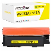Compatible HP W2072A / 117A - CON CHIP - Amarillo Cartucho de Toner para HP Color Laser 150a, 150nw - MFP 178nw, 178nwg, 179fng, 179fnw, 179fwg