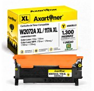 Compatible HP W2072A XL / 117A XL - CON CHIP - Amarillo Cartucho de Toner para HP Color Laser 150a, 150nw - MFP 178nw, 178nwg, 179fng, 179fnw, 179fwg