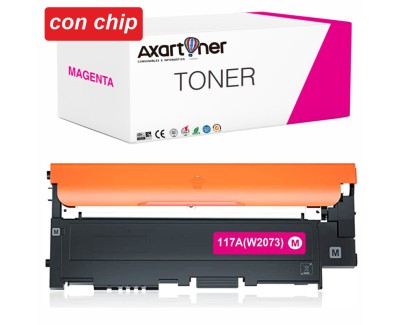 Compatible HP W2073A / 117A - CON CHIP - Magenta Cartucho de Toner para HP Color Laser 150a, 150nw - MFP 178nw, 178nwg, 179fng, 179fnw, 179fwg