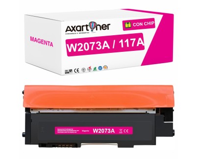 Compatible HP W2073A / 117A - CON CHIP - Magenta Cartucho de Toner para HP Color Laser 150a, 150nw - MFP 178nw, 178nwg, 179fng, 179fnw, 179fwg