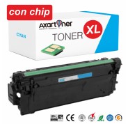 Compatible HP W2121X / 212X - CON CHIP - Cyan Cartucho de Toner para Hp Color LaserJet Enterprise M554 / M555 / M578