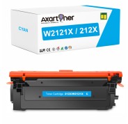 Compatible HP W2121X / 212X - CON CHIP - Cyan Cartucho de Toner para Hp Color LaserJet Enterprise M554 / M555 / M578