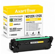 Compatible HP W2122X / 212X - CON CHIP - Amarillo Cartucho de Toner para HP Color LaserJet Enterprise Flow MFP M578c, Enterprise M554dn, M555dn, M555x, MFP M578dn, MFP M578f