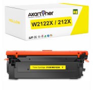 Compatible HP W2122X / 212X - CON CHIP - Amarillo Cartucho de Toner para Hp Color LaserJet Enterprise M554 / M555 / M578