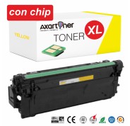 Compatible HP W2122X / 212X - CON CHIP - Amarillo Cartucho de Toner para Hp Color LaserJet Enterprise M554 / M555 / M578