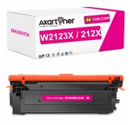 Compatible HP W2123X / 212X - CON CHIP - Magenta Cartucho de Toner para HP Color LaserJet Enterprise Flow MFP M578c, Enterprise M554dn, M555dn, M555x, MFP M578dn, MFP M578f