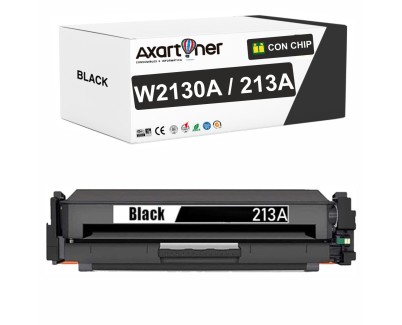 Compatible HP W2130A / 213A Negro Cartucho de Toner para HP Color LaserJet Enterprise 5700dn 6700dn 6701dn MFP 5800dn MFP 5800f MFP 6800dn X654 X65455 X65465 / Enterprise Flow MFP 5800zf 6800zf 6800zfsw 6801zfsw
