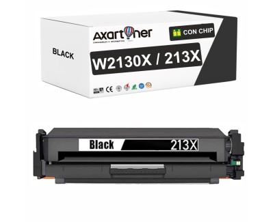 Compatible HP W2130X / 213X Negro Cartucho de Toner para HP Color LaserJet Enterprise 5700dn 6700dn 6701dn MFP 5800dn MFP 5800f MFP 6800dn X654 X65455 X65465 / Enterprise Flow MFP 5800zf 6800zf 6800zfsw 6801zfsw