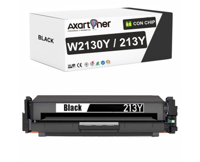 Compatible HP W2130Y / 213Y Negro Cartucho de Toner para HP Color LaserJet Enterprise 5700dn 6700dn 6701dn MFP 5800dn MFP 5800f MFP 6800dn X654dn X65455dn X65465dn / Enterprise Flow MFP 5800zf 6800zf 6800zfsw 6801zfsw