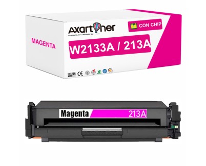 Compatible HP W2133A / 213A Magenta Cartucho de Toner para HP Color LaserJet Enterprise 5700dn 6700dn 6701dn MFP 5800dn MFP 5800f MFP 6800dn X654 X65455 X65465 / Enterprise Flow MFP 5800zf 6800zf 6800zfsw 6801zfsw