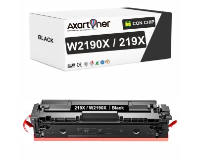Compatible HP W2190X / 219X - CON CHIP - Negro Cartucho de Toner para HP Color LaserJet Pro 3202dw / MFP 3302fdng / MFP 3302fdwg / MFP 3302sdwg