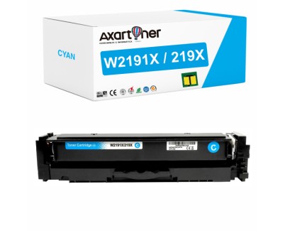 Compatible HP W2191X / 219X - CON CHIP - Cyan Cartucho de Toner para HP Color LaserJet Pro 3202 / MFP 3302