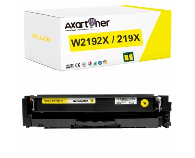 Compatible HP W2192X / 219X - CON CHIP - Amarillo Cartucho de Toner para HP Color LaserJet Pro 3202 / MFP 3302