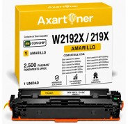 Compatible HP W2192X / 219X - CON CHIP - Amarillo Cartucho de Toner para HP Color LaserJet Pro 3202dw / MFP 3302fdng / MFP 3302fdwg / MFP 3302sdwg