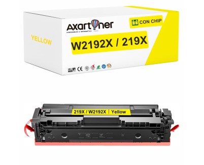 Compatible HP W2192X / 219X - CON CHIP - Amarillo Cartucho de Toner para HP Color LaserJet Pro 3202dw / MFP 3302fdng / MFP 3302fdwg / MFP 3302sdwg
