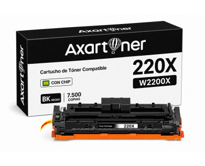 Compatible HP W2200X / 220X - con chip - Negro Cartucho de Toner para HP Color LaserJet Pro HP 4202dn, 4202dw, MFP 4302dw, MFP 4302fdn, MFP 4302fdw, MFP 4303dw, MFP 4303fdn, MFP 4303fdw