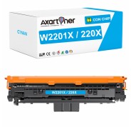 Compatible HP W2201X / 220X - con chip - Cyan Cartucho de Toner  para HP Color LaserJet Pro HP 4202dn, 4202dw, MFP 4302dw, MFP 4302fdn, MFP 4302fdw, MFP 4303dw, MFP 4303fdn, MFP 4303fdw