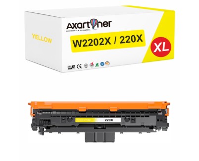 Compatible HP W2202X / 220X - con chip - Amarillo Cartucho de Toner para HP Color LaserJet Pro 4202 / MFP 4302 / MFP 4303