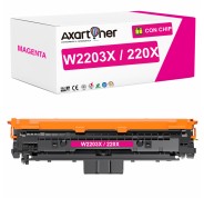 Compatible HP W2203X / 220X - con chip - Magenta Cartucho de Toner  para HP Color LaserJet Pro HP 4202dn, 4202dw, MFP 4302dw, MFP 4302fdn, MFP 4302fdw, MFP 4303dw, MFP 4303fdn, MFP 4303fdw