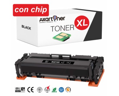 Compatible HP W2210X / W2210A - CON CHIP - Negro Cartucho de Toner 207X / 207A para HP Color LaserJet Pro M255, MFP M282, MFP M283