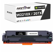Compatible HP W2210X / W2210A - CON CHIP - Negro Cartucho de Toner 207X / 207A para HP Color LaserJet Pro M255dw, M255nw, MFP M282nw, MPF M283cdw, MFP M283fdn, MFP M283fdw