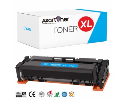 Compatible HP W2211X / W2211A - SIN CHIP - Cyan Cartucho de Toner 207X / 207A para HP Color LaserJet Pro M255, MFP M282, MFP M283