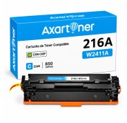 Compatible HP W2411A / 216A - CON CHIP - Cyan Cartucho de Toner para HP Color LasertJet Pro M155nw / MFP M182n / MFP M182nw / MFP M183fw