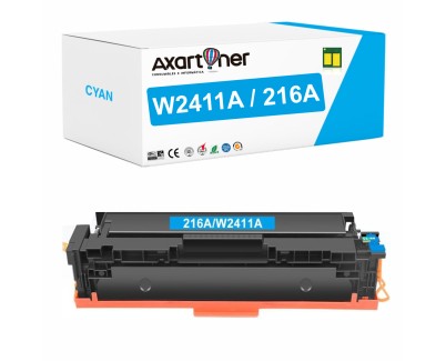 Compatible HP W2411A / 216A - CON CHIP - Cyan Cartucho de Toner para HP Color LasertJet Pro MFP M182n, MFP M183fw