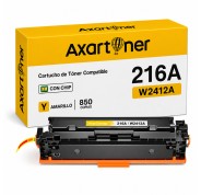 Compatible HP W2412A / 216A - CON CHIP - Amarillo Cartucho de Toner para HP Color LasertJet Pro M155nw / MFP M182n / MFP M182nw / MFP M183fw