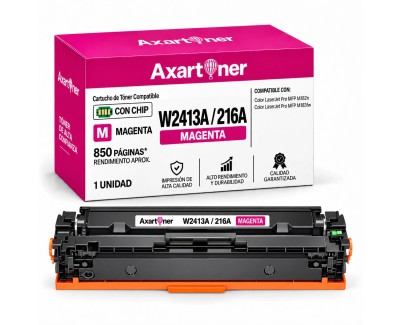 Compatible HP W2413A / 216A - CON CHIP - Magenta Cartucho de Toner para HP Color LasertJet Pro M155nw / MFP M182n / MFP M182nw / MFP M183fw