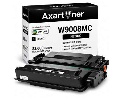 Compatible HP W9008MC Negro Cartucho de Toner para HP LaserJet Managed E50145dn / Managed MFP E52645dn