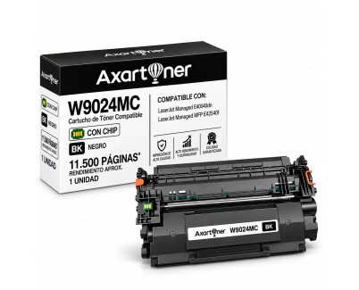 Compatible HP W9024MC Negro Cartucho de Toner para LaserJet Managed E40040dn / Managed MFP E42540f