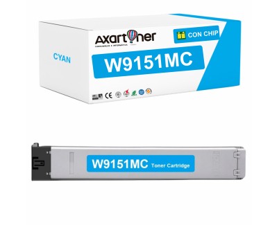 Compatible HP W9151MC Cyan Cartucho de Toner para HP Color LaserJet Managed MFP E78625dn, MFP E78630dn, MFP E78630z, MFP E78635dn, MFP E78635z