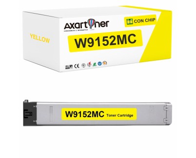 Compatible HP W9152MC Amarillo Cartucho de Toner para HP Color LaserJet Managed MFP E78625dn, MFP E78630dn, MFP E78630z, MFP E78635dn, MFP E78635z