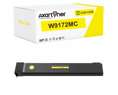 Compatible HP W9172MC Amarillo Cartucho de Toner para HP Color LaserJet Managed MFP E87740dn E87740z E87750dn E87750z E87760dn E87760z E87770dn E87770z