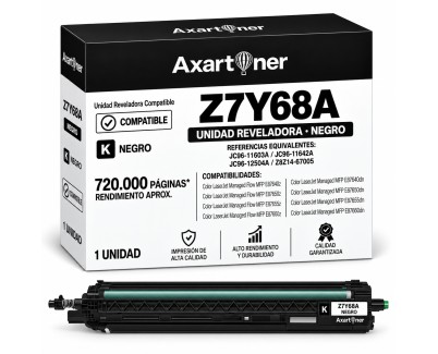 Compatible HP Z7Y68A / JC96-11603A / JC96-11642A / JC96-12504A/Z8Z14-67005 Negro Unidad Revelador 792208 para HP Color LaserJet E87600, E87640, E87650, E87655, E87660, E87655