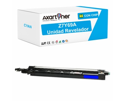 Compatible HP Z7Y69A / JC96-11602A / JC96-11641A / JC96-12503A / Z8Z14-67008 Cyan Unidad Revelador 795088 para HP Color LaserJet E87600, E87640, E87650, E87655, E87660, E87655