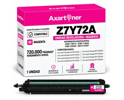 Compatible HP Z7Y72A / JC96-11601A / JC96-11640A / JC96-12502A / Z8Z14-67007 Magenta Unidad Revelador para HP Color LaserJet E87600, E87640, E87650, E87655, E87660, E87655