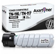 Compatible Konica Minolta Bizhub 164, 165, 185 Negro Cartucho de Toner A1UC0D0 TN116 / TN117