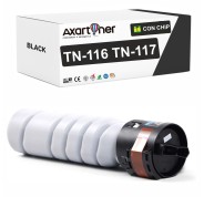 Compatible Konica Minolta Bizhub 164, 165, 185 Negro Cartucho de Toner A1UC0D0 TN116 / TN117
