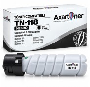 Compatible Konica Minolta Bizhub 195, 205, 215, 225, 226 Negro Cartucho de Toner A3VW050 / TN-118 / TN118