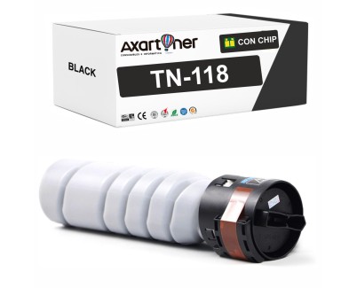 Compatible Konica Minolta Bizhub 195, 205, 215, 225, 226 Negro Cartucho de Toner A3VW050 / TN-118 / TN118