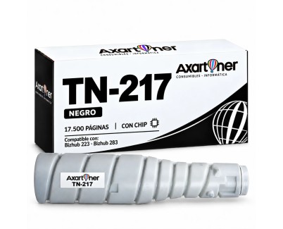 Compatible Konica Minolta Bizhub 223 / Bizhub 283 Negro Cartucho de Toner A202031 / A202051 / TN217 / TN-217