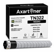 Compatible Konica Minolta Bizhub 224e , 284e, 364e Negro Cartucho de Toner TN322 / A33K050