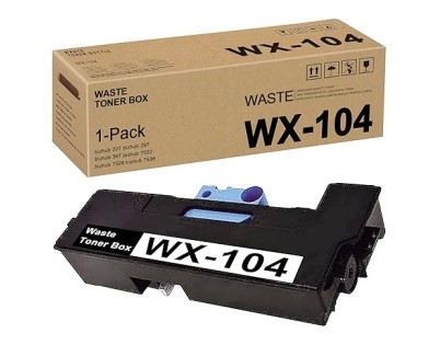 Compatible Konica Minolta Bizhub 227 / 287, 367 Negro Depósito de Tóner Residual WX-104 / A7XWWY2