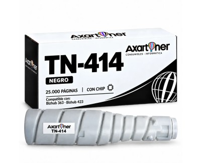 Compatible Konica Minolta Bizhub 363, 423 Negro Cartucho de Toner A202050 / TN-414 / TN414