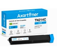 Compatible Konica Minolta Bizhub C200 Cyan Cartucho de Toner A0D7454 / TN-214C / TN214
