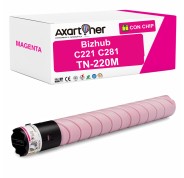 Compatible Konica Minolta Bizhub C221 / C221S / C281 Magenta Cartucho de Toner A33K380 / TN220M / TN-220