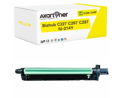 Compatible Konica Minolta Bizhub C227 / C267 / C287 Amarillo Tambor de Imagen (Drum) IU214Y / A85Y08D